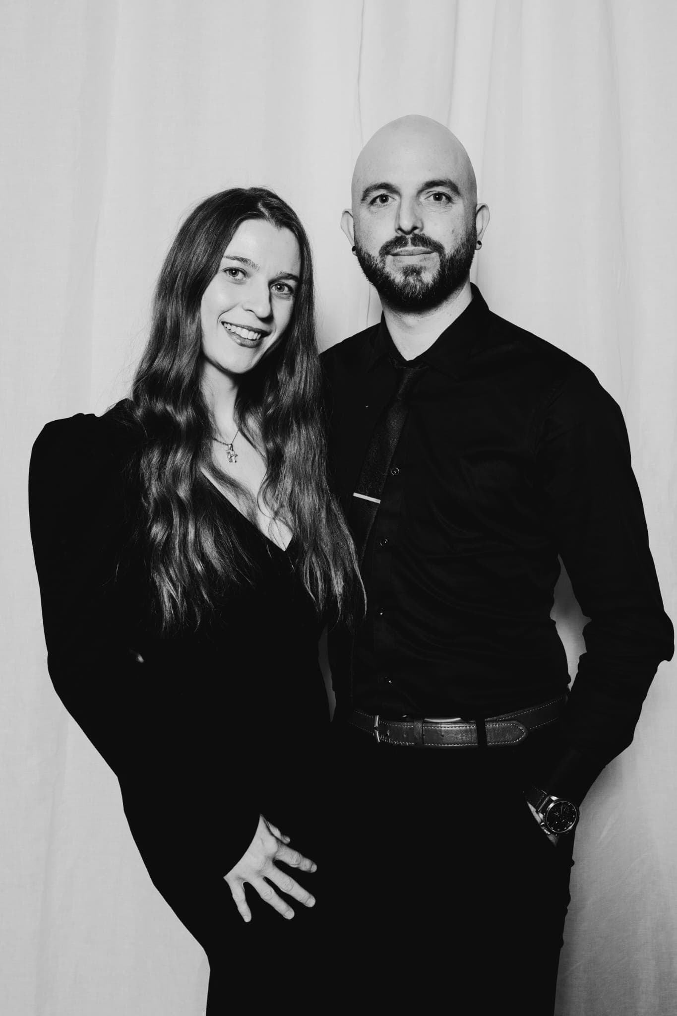 Lisa and her husband — the team behind Mine and Your Event