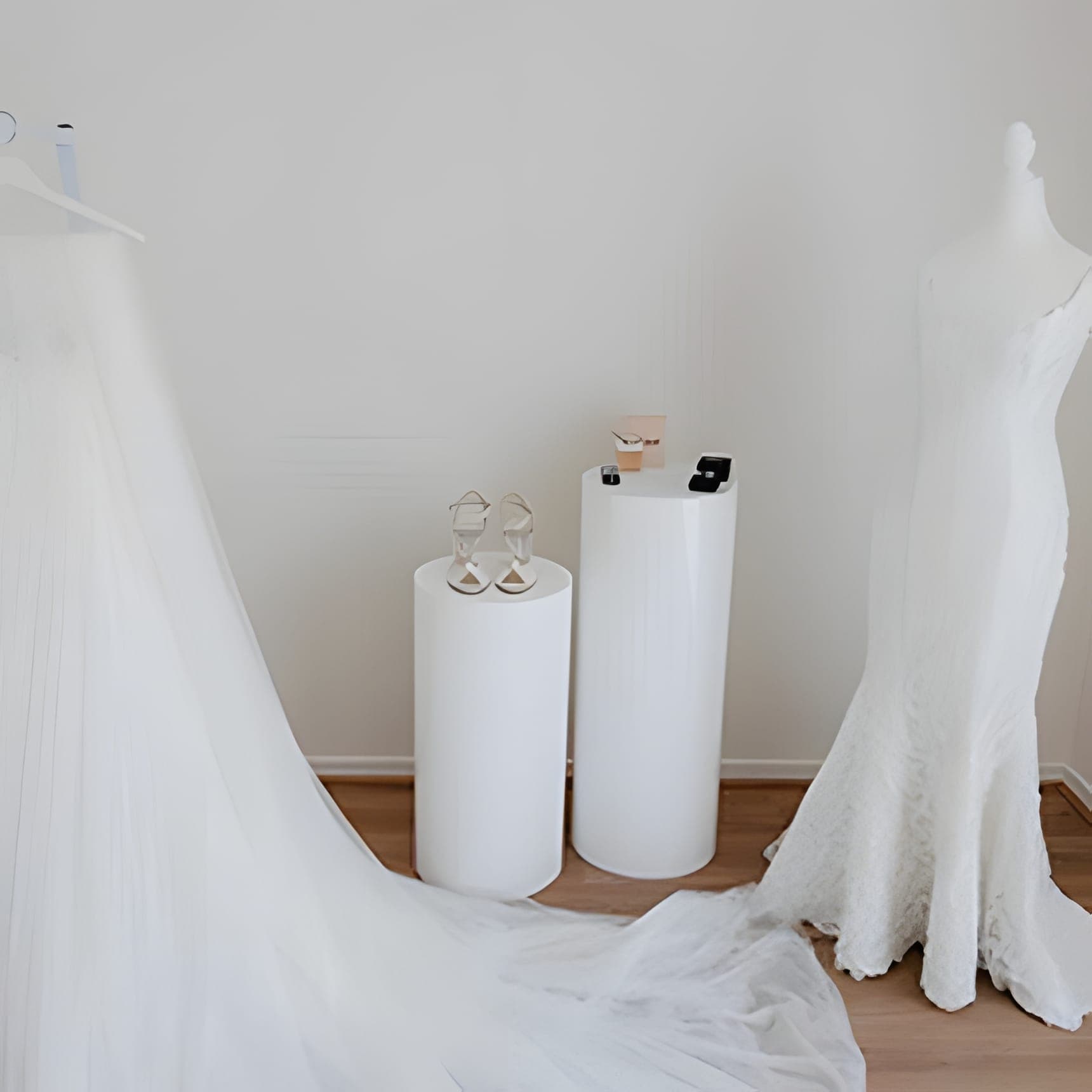 Styled wedding room